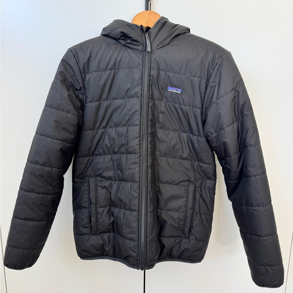 Patagonia Ready Freddy Black Jacket Kids XXL Reversible